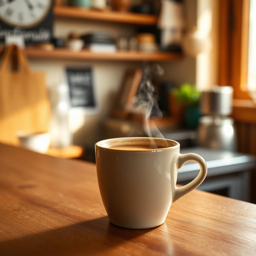 Café fraîchement préparé